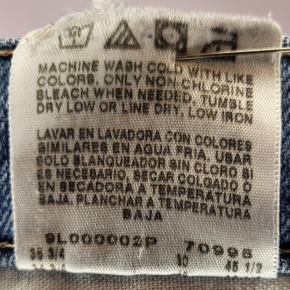 Lee Short Relxed Fit Straight-Leg Denim Jeans size 14 Short - Picture 8 of 8